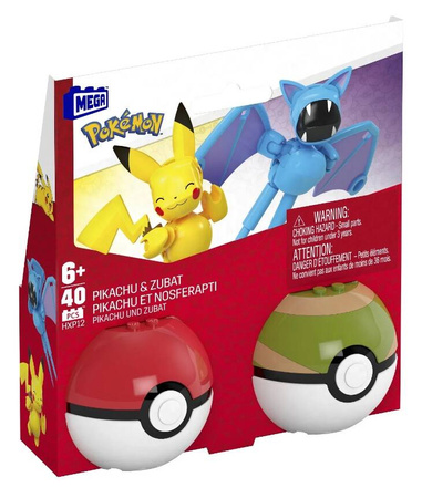 Mega Pokemon HXP11/HXP12 Poke ball Pikachu & Zubat 235735