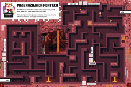 HarperKids Książeczka Minecraft Księga Netheru i Kresu z naklejkami 680426