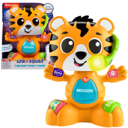 Fisher Price HYL33 LS Tygrysek Taniec i nauka 250028