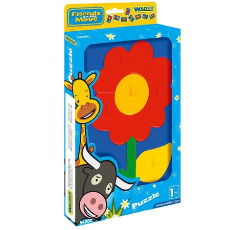 Friends on the move - puzzle edukacyjne wader 54280