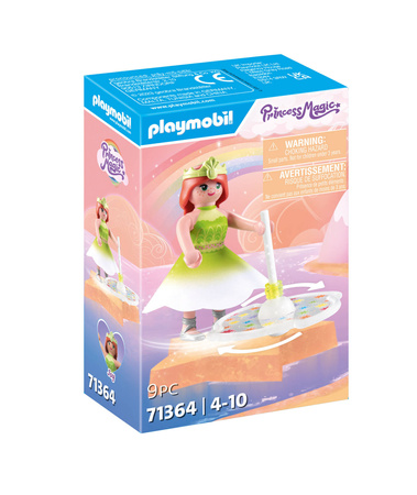 Playmobil 71364 Niebiański tęczowy bączek z księżniczką 713643