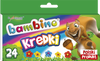 Kredki Bambino świecowe 24 kol. 000218
