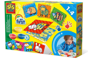 Ses Creative My first Farby do malowania palcami z obrazkami 144159