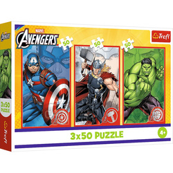 Puzzle Trefl 3x50 Twój bohater 348910