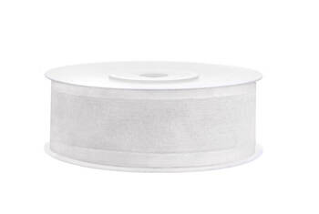 TASIEMKA SZYFONOWA 25MM/25M BIAŁA