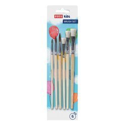 Pędzelki 6szt mix blister 378956