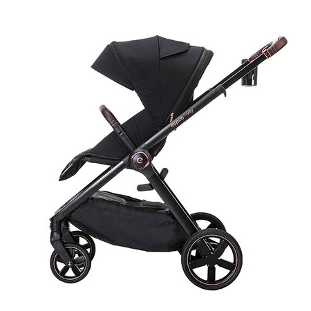 Espiro Only 2023 , 210 stylish black gel wózek dziecięcy 205668