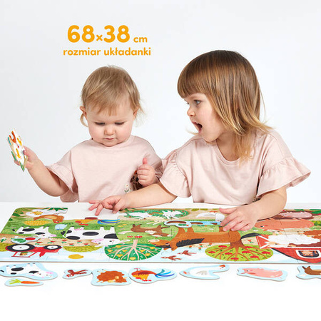 CzuCzu Wesołe puzzle Wieś 2+ 493020
