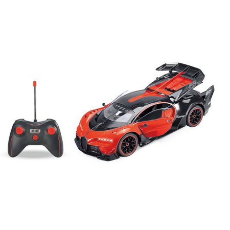 Auto R/C z ładowarką czerwone Smily Play 839666