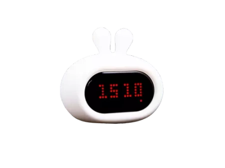 Innogio Silikonowa lampka nocna z zegarem 816423