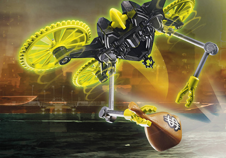 Playmobil 70780 policyjny odrzutowiec: pościg za dronem

