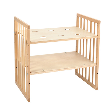 Waldin Łóżeczko 7w1 z materacem NATURAL