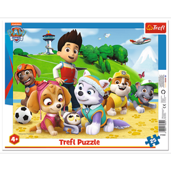 Puzzle trefl 25 ramkowe psi patrol na tropie