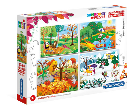 Clementoni Puzzle 4w1 Seasons 214082 