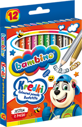 Maj kredki bambino w opr.drew.12kol jumbo 000294