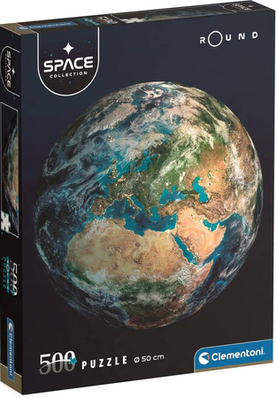 Clementoni Puzzle 500 okrągłe Space Collection 351527