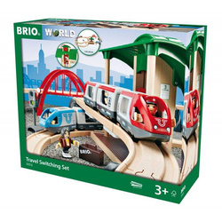 Brio 33512 Pociąg osobowy z dworcem 335125