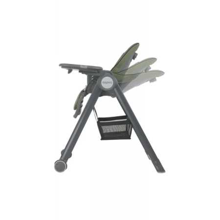 Espiro Penne 107 warm grey krzesełko do karmienia na kółkach 800792