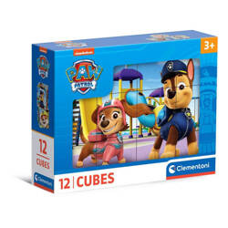 Clementoni Cubi Klocki 12 Psi Patrol 411948