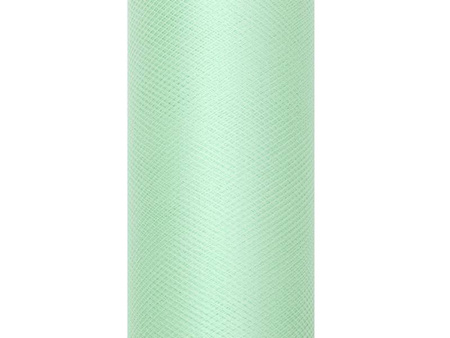 Tiul gładki, mięta, 0,15 x 9m (1 szt. / 9 mb.)