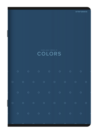 Zeszyt Top 2000 A4 96k krata 70g Colors 409847