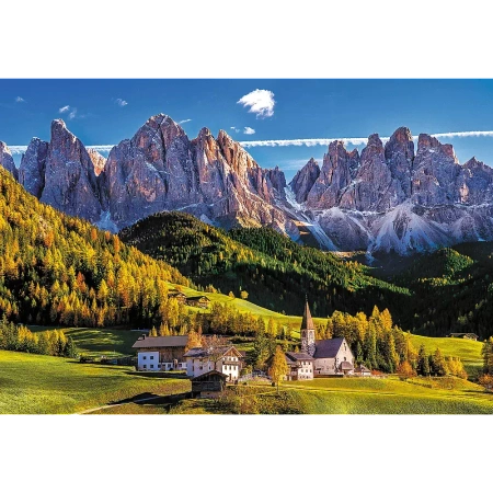 Puzzle Trefl 1500 Dolina Val di Funes Dolomity Włochy 261639