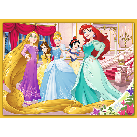 Puzzle trefl 4w1 35,48,54,70 disney princess