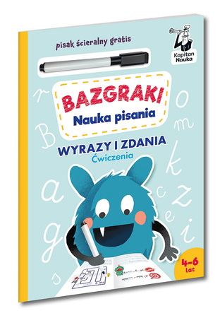 Książeczka Bazgraki Nauka pisania Wyrazy i zdania 044102