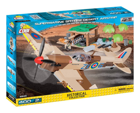 Cobi 5545 supermarine spitfire desert airstrip 400 kl.
