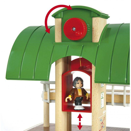 Brio 33512 Pociąg osobowy z dworcem 335125