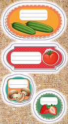 Naklejki na przetwory 141233
