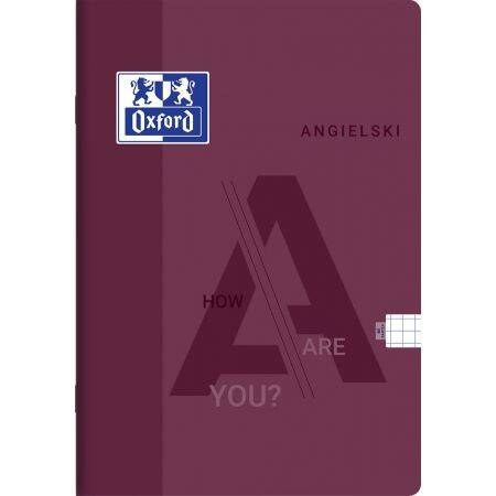 Zeszyt Oxford temat. A5 60k 90g J.angielski krata 420811