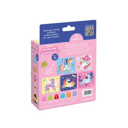 CzuCzu Puzzle Baśniowe Jednorożce 3+ 494195
