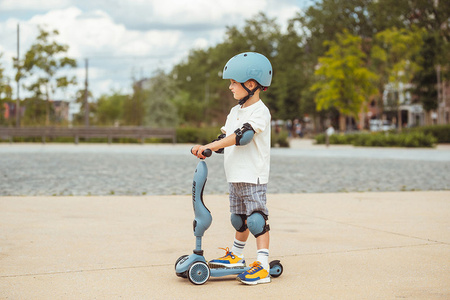 SCOOTANDRIDE Zestaw ochraniaczy dla dzieci S Steel 000256