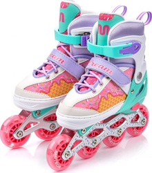 Rolki Meteor Cream 4w1 L 38-41 062610