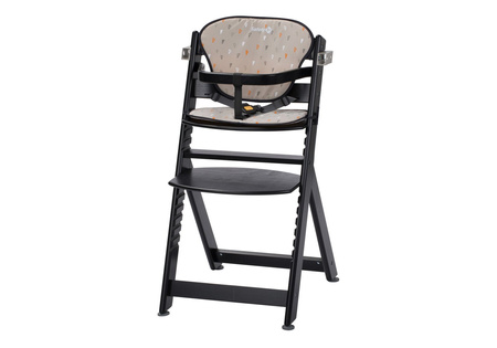 Sf1 timba highchair deep black - krzesełko z wkładką 299065