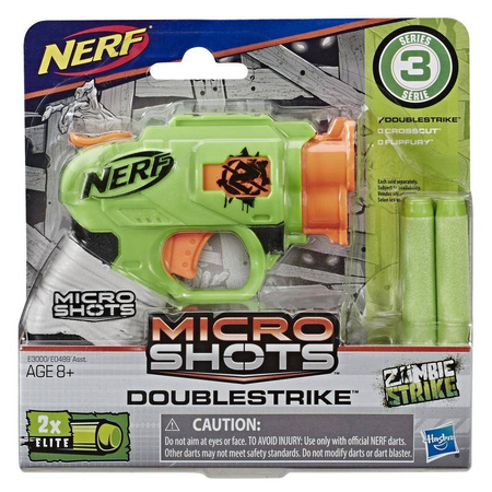 Nerf e3000/e0489 microshots pistolet doublestrike