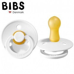 Bibs smoczek hevea white m