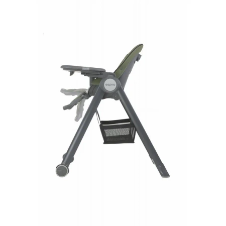 Espiro Penne 107 warm grey krzesełko do karmienia na kółkach 800792