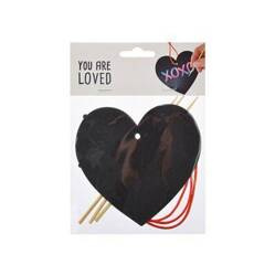 Serduszka zawieszki zdrapka A'3 203906