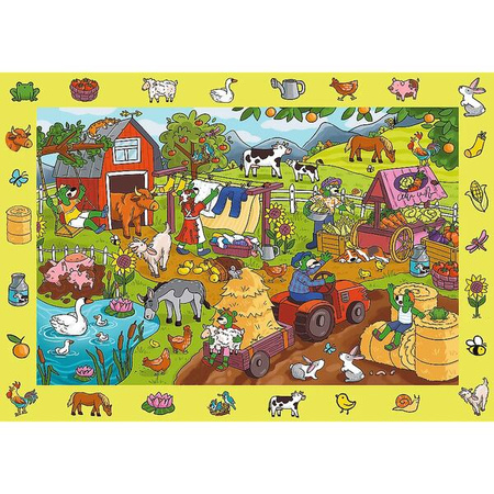 Puzzle trefl 24 Obserwacyjne Spy Guy Farma 155891