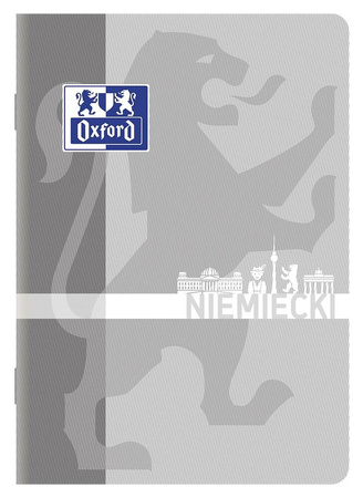 Zeszyt oxford a5 60k temat.j.niemiecki krata 90g 369004