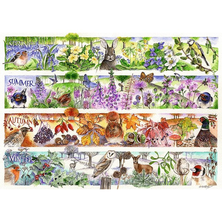 Puzzle Trefl 1000 Premium Plus Tea Time Cztery pory roku 120783