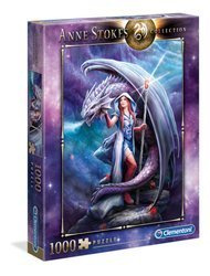 Clementoni puzzle 1000 anne stokes colle.dragon mage 395255