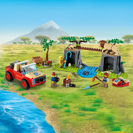 Lego 60301 CityTerenówka ratowników dzikich zwierząt