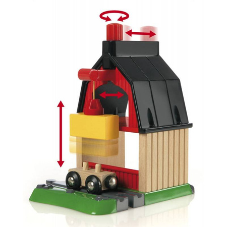 Brio 33719 Kolejka zestaw farma 337198