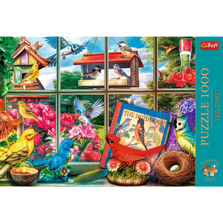 Puzzle Trefl 1000 Premium Plus Tea Time Świat ptaków 108507