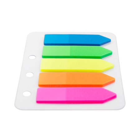 Zakładki indeksujące easy 12*45mm 5*25szt plastik