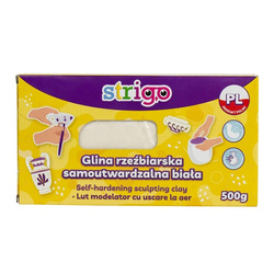STRIGO GLINA RZEŹBIARSKA SAMOUTWARDZALNA BIAŁA 500G 579651