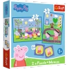 Puzzle Trefl 2w1 + memos Radosne chwile z Świnką Peppą 933314
